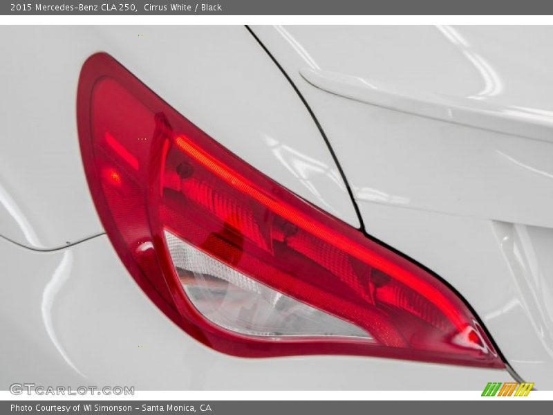 Cirrus White / Black 2015 Mercedes-Benz CLA 250