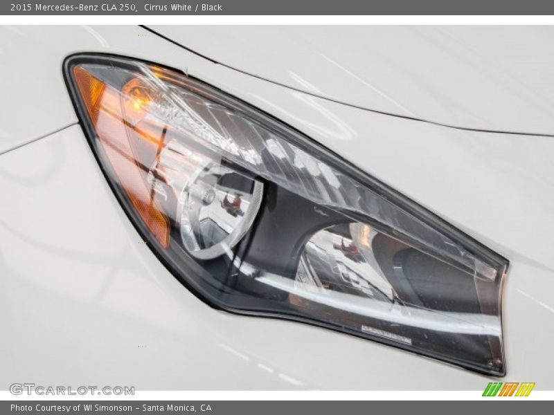 Cirrus White / Black 2015 Mercedes-Benz CLA 250