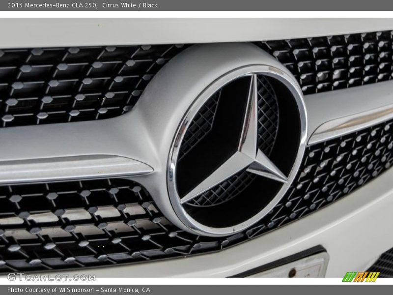 Cirrus White / Black 2015 Mercedes-Benz CLA 250