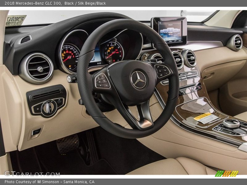 Black / Silk Beige/Black 2018 Mercedes-Benz GLC 300