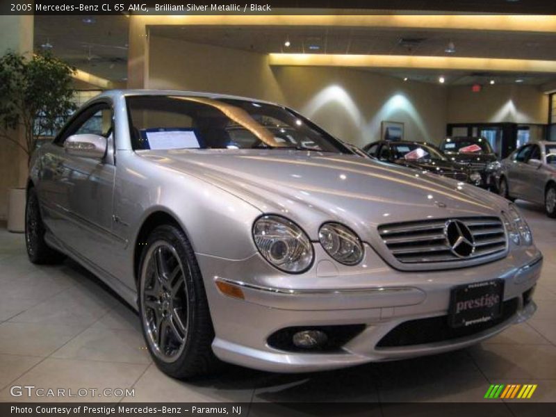 Brilliant Silver Metallic / Black 2005 Mercedes-Benz CL 65 AMG