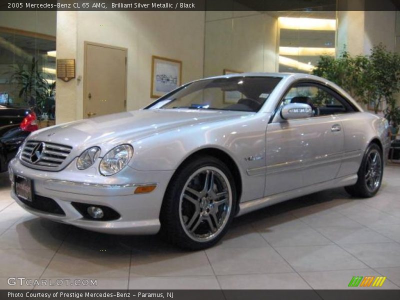 Brilliant Silver Metallic / Black 2005 Mercedes-Benz CL 65 AMG