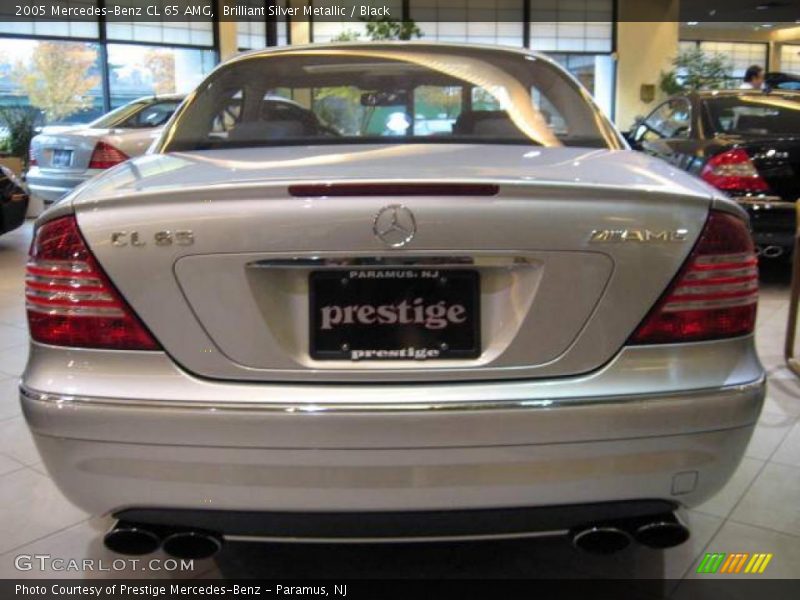 Brilliant Silver Metallic / Black 2005 Mercedes-Benz CL 65 AMG