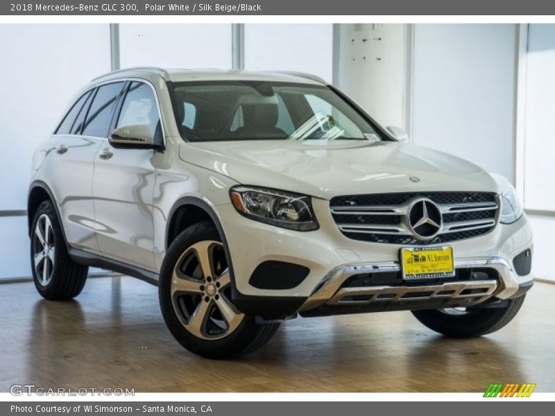 Polar White / Silk Beige/Black 2018 Mercedes-Benz GLC 300
