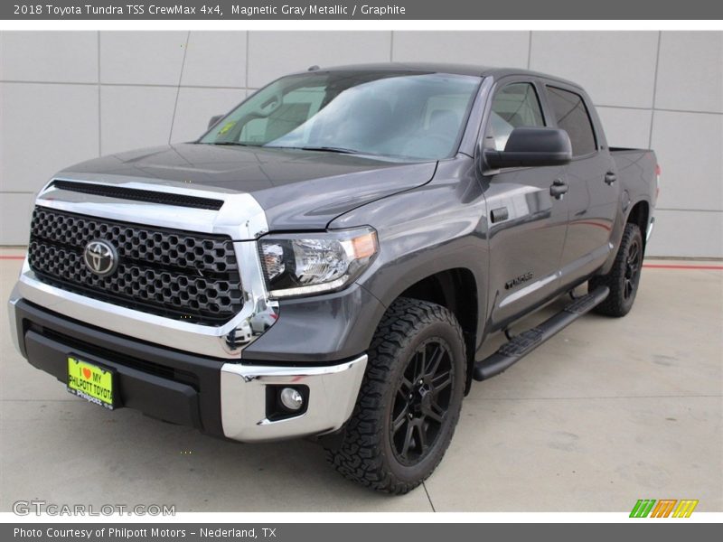 Magnetic Gray Metallic / Graphite 2018 Toyota Tundra TSS CrewMax 4x4
