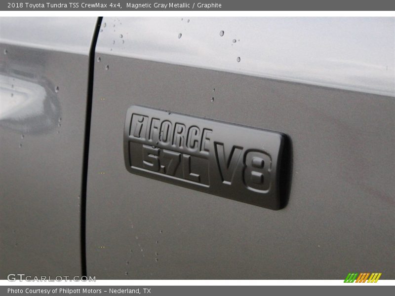 Magnetic Gray Metallic / Graphite 2018 Toyota Tundra TSS CrewMax 4x4