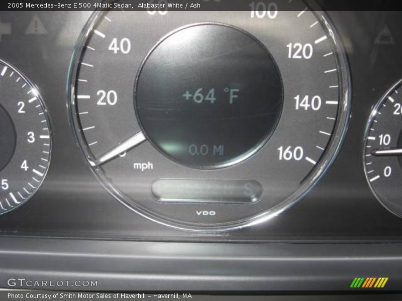 Alabaster White / Ash 2005 Mercedes-Benz E 500 4Matic Sedan