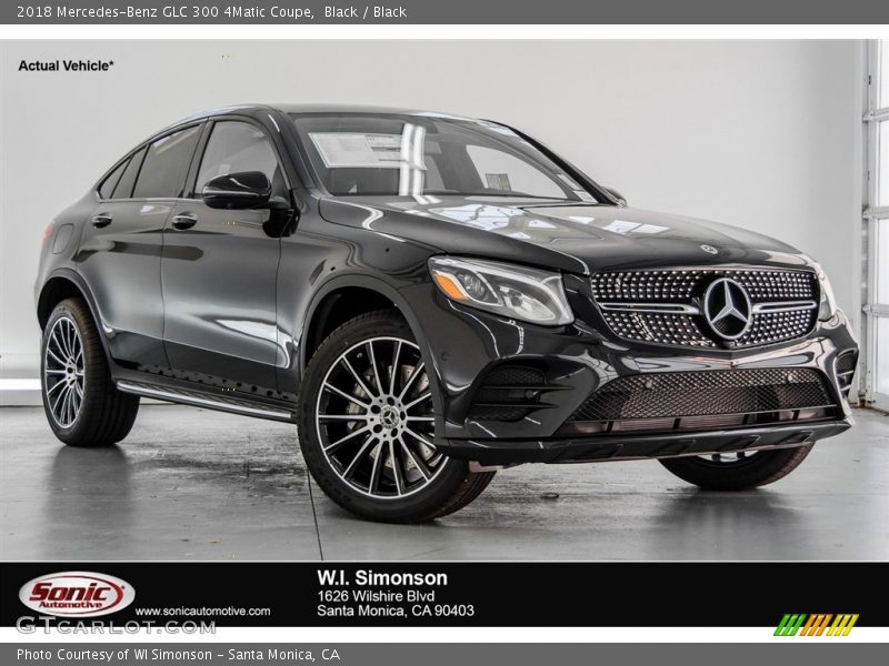 Black / Black 2018 Mercedes-Benz GLC 300 4Matic Coupe