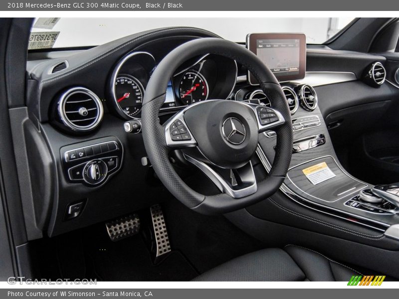 Dashboard of 2018 GLC 300 4Matic Coupe