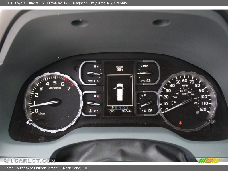Magnetic Gray Metallic / Graphite 2018 Toyota Tundra TSS CrewMax 4x4