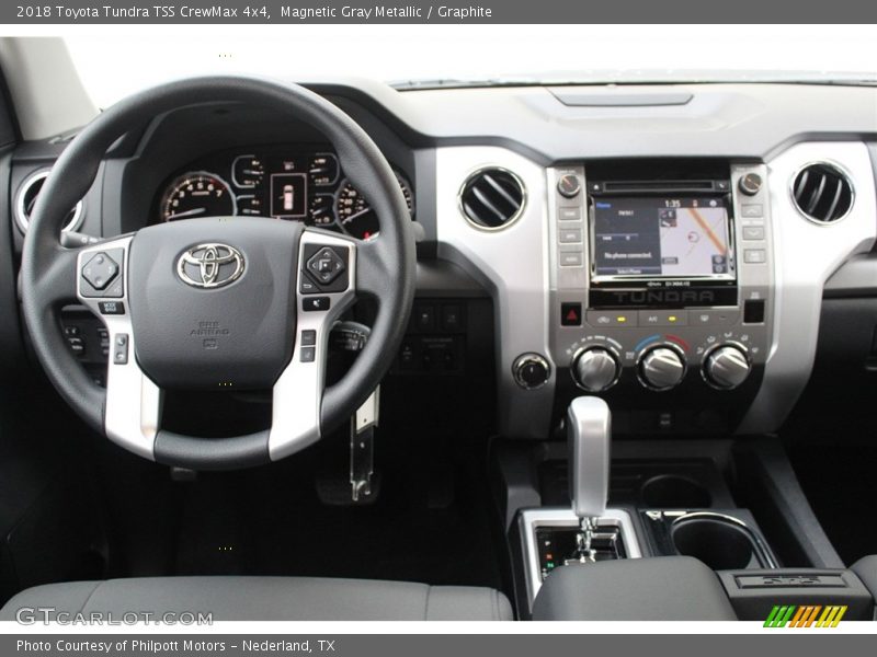 Magnetic Gray Metallic / Graphite 2018 Toyota Tundra TSS CrewMax 4x4
