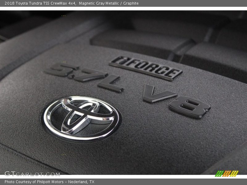 Magnetic Gray Metallic / Graphite 2018 Toyota Tundra TSS CrewMax 4x4