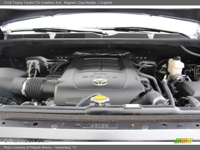 Magnetic Gray Metallic / Graphite 2018 Toyota Tundra TSS CrewMax 4x4