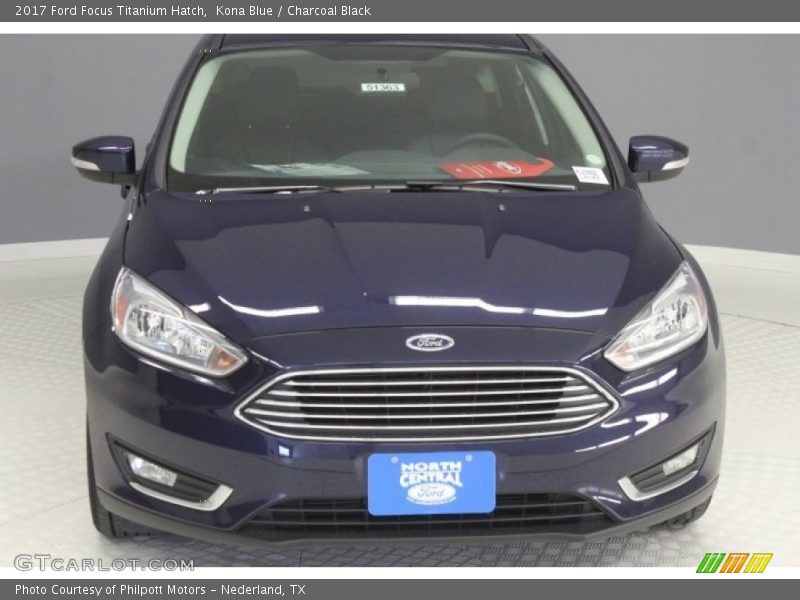 Kona Blue / Charcoal Black 2017 Ford Focus Titanium Hatch