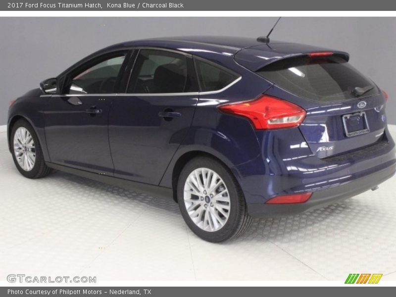 Kona Blue / Charcoal Black 2017 Ford Focus Titanium Hatch