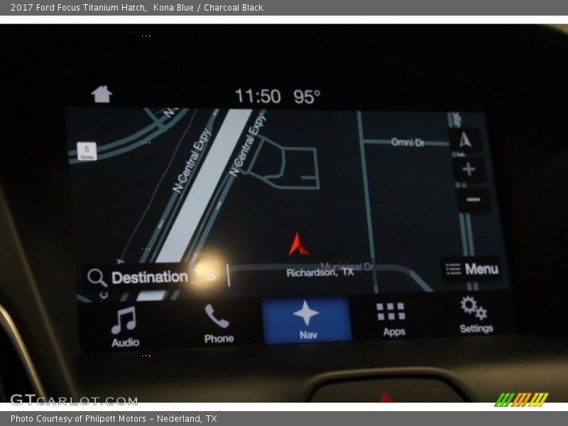 Kona Blue / Charcoal Black 2017 Ford Focus Titanium Hatch