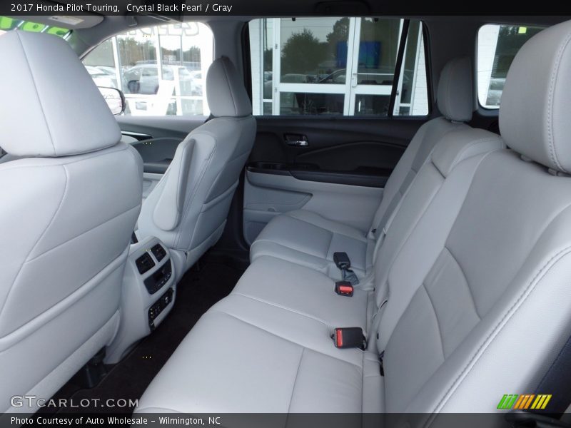 Crystal Black Pearl / Gray 2017 Honda Pilot Touring