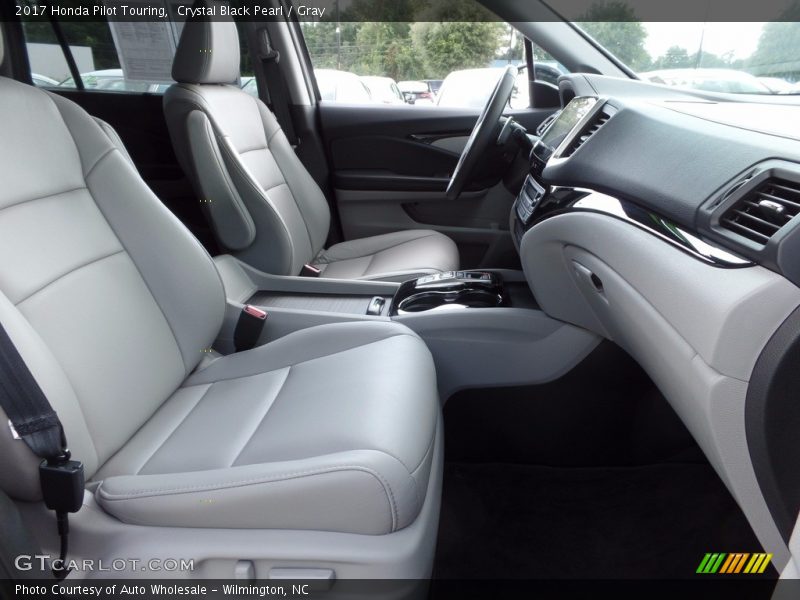 Crystal Black Pearl / Gray 2017 Honda Pilot Touring