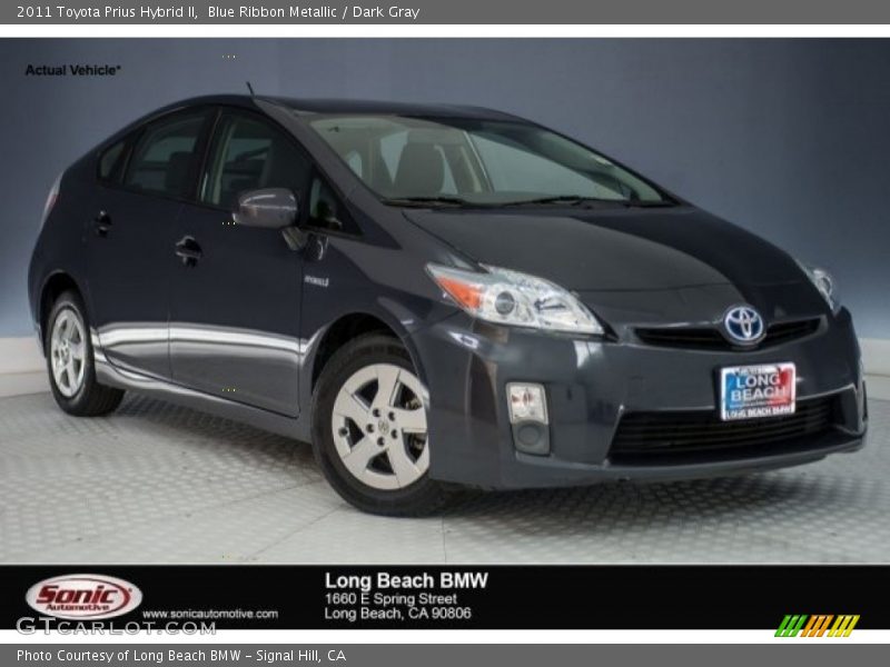 Blue Ribbon Metallic / Dark Gray 2011 Toyota Prius Hybrid II
