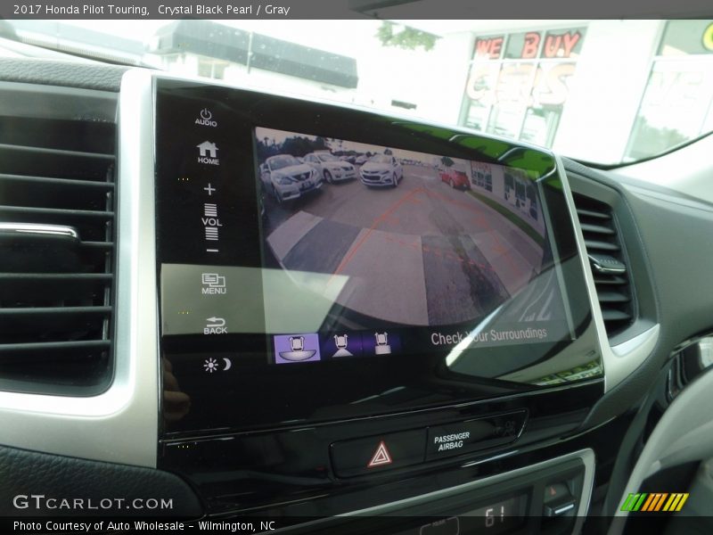 Crystal Black Pearl / Gray 2017 Honda Pilot Touring