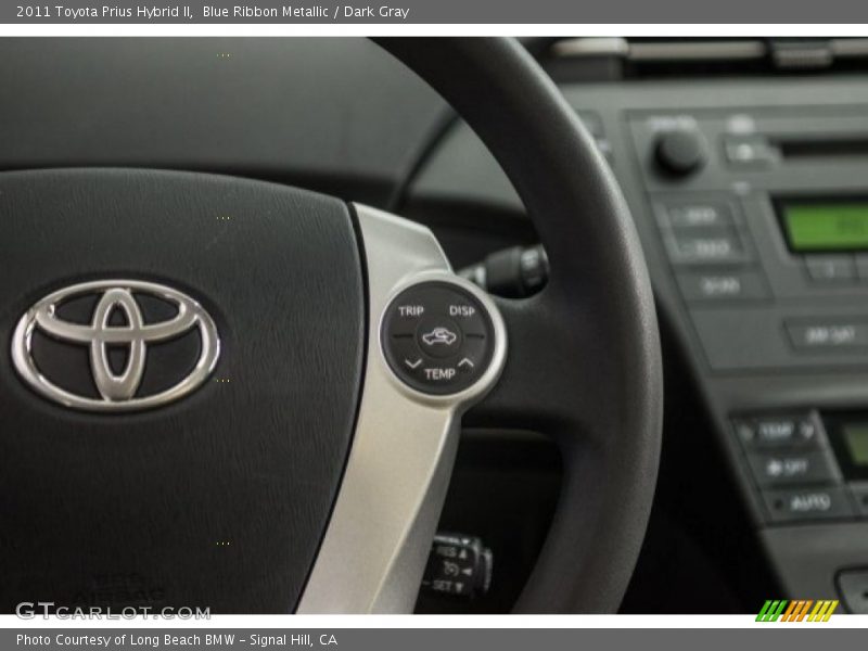 Blue Ribbon Metallic / Dark Gray 2011 Toyota Prius Hybrid II