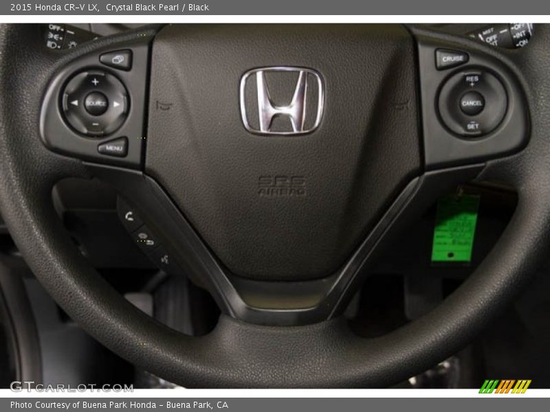 Crystal Black Pearl / Black 2015 Honda CR-V LX