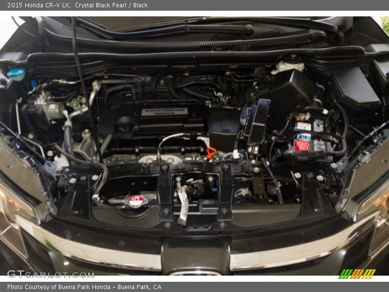 Crystal Black Pearl / Black 2015 Honda CR-V LX