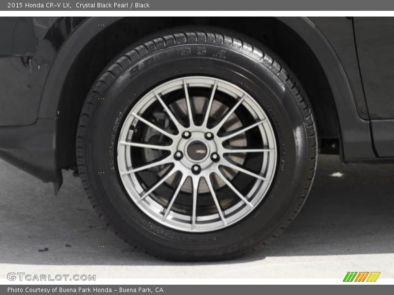 Crystal Black Pearl / Black 2015 Honda CR-V LX