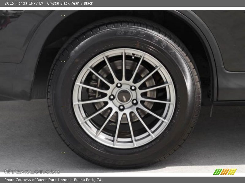 Crystal Black Pearl / Black 2015 Honda CR-V LX