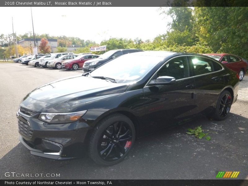 Mosaic Black Metallic / Jet Black 2018 Chevrolet Malibu LT