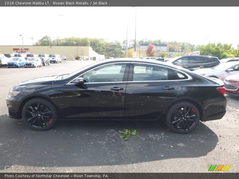 Mosaic Black Metallic / Jet Black 2018 Chevrolet Malibu LT