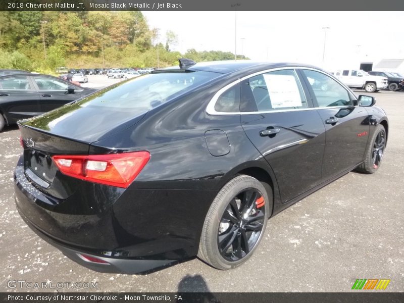 Mosaic Black Metallic / Jet Black 2018 Chevrolet Malibu LT