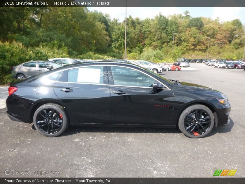 Mosaic Black Metallic / Jet Black 2018 Chevrolet Malibu LT