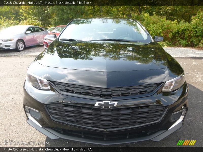 Mosaic Black Metallic / Jet Black 2018 Chevrolet Malibu LT