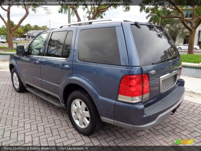Medium Wedgewood Blue Metallic / Light Parchment 2003 Lincoln Aviator Luxury