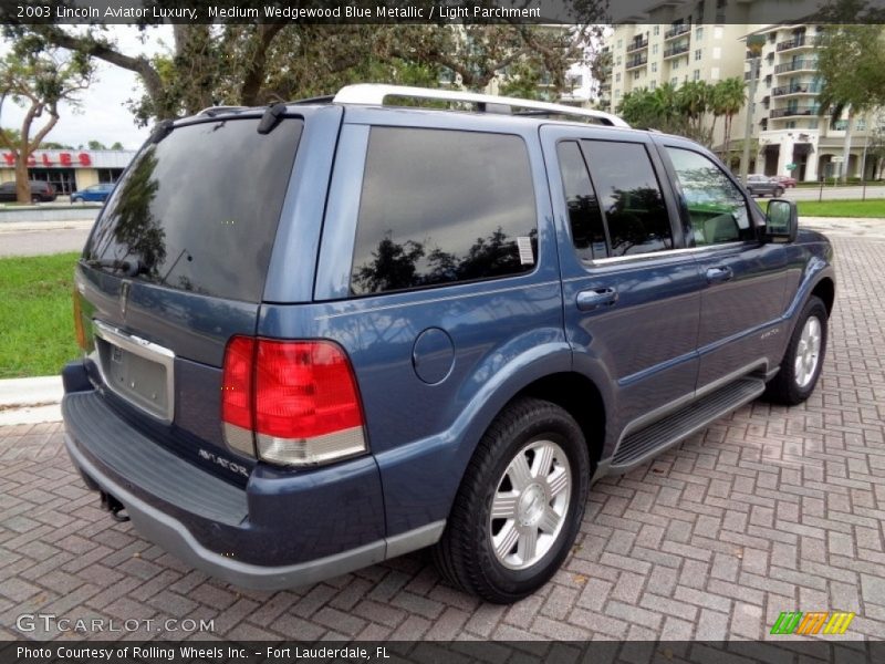 Medium Wedgewood Blue Metallic / Light Parchment 2003 Lincoln Aviator Luxury