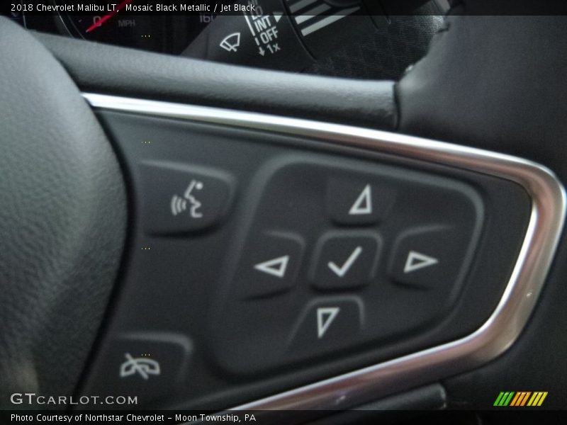 Mosaic Black Metallic / Jet Black 2018 Chevrolet Malibu LT
