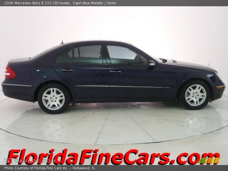 Capri Blue Metallic / Stone 2006 Mercedes-Benz E 320 CDI Sedan
