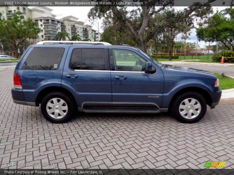 Medium Wedgewood Blue Metallic / Light Parchment 2003 Lincoln Aviator Luxury