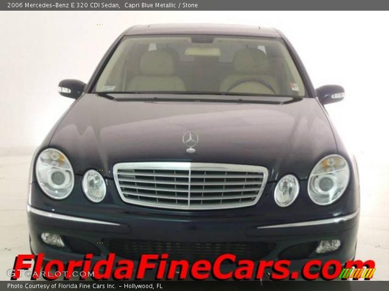 Capri Blue Metallic / Stone 2006 Mercedes-Benz E 320 CDI Sedan