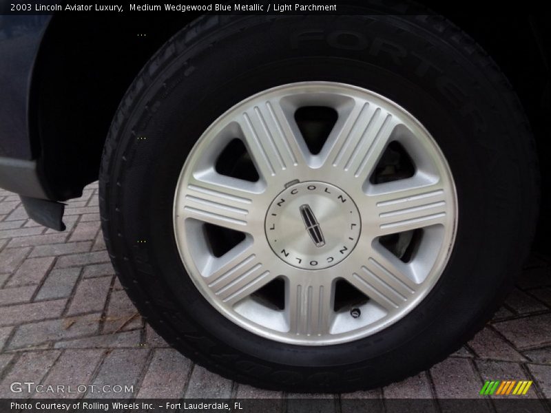 Medium Wedgewood Blue Metallic / Light Parchment 2003 Lincoln Aviator Luxury