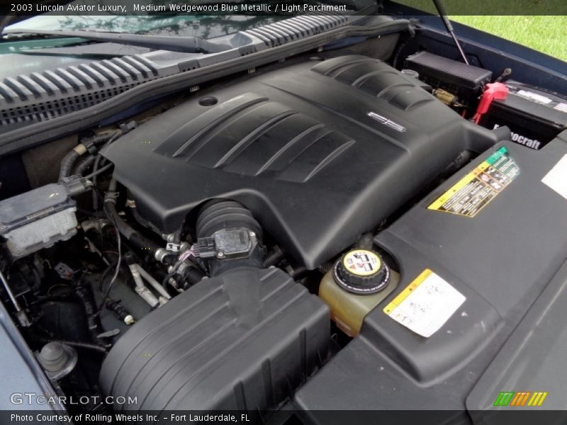 Medium Wedgewood Blue Metallic / Light Parchment 2003 Lincoln Aviator Luxury