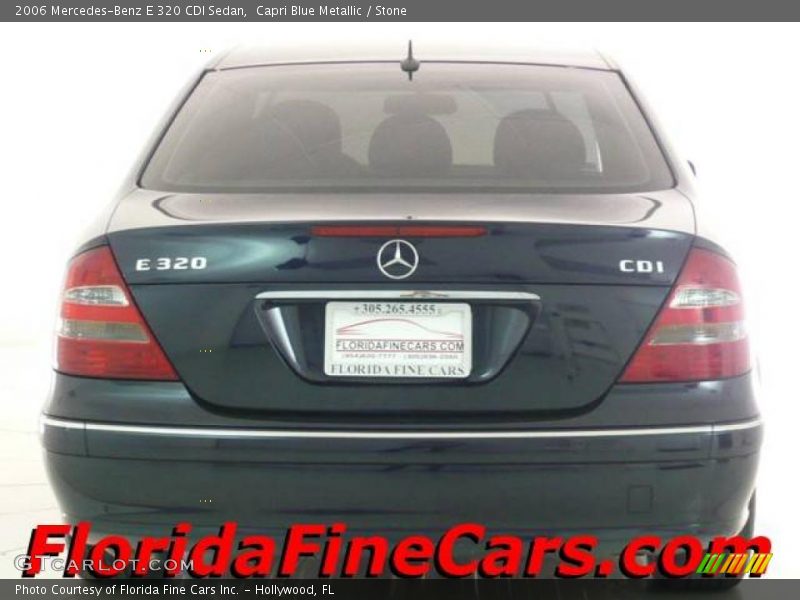 Capri Blue Metallic / Stone 2006 Mercedes-Benz E 320 CDI Sedan