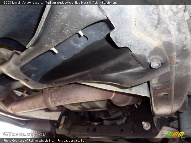 Medium Wedgewood Blue Metallic / Light Parchment 2003 Lincoln Aviator Luxury