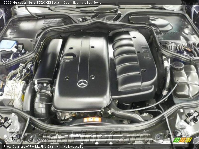 Capri Blue Metallic / Stone 2006 Mercedes-Benz E 320 CDI Sedan
