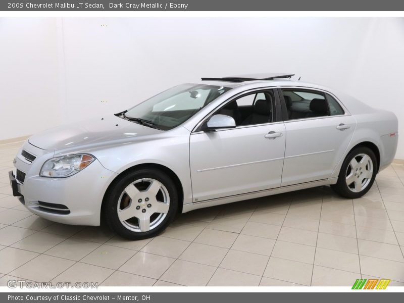 Dark Gray Metallic / Ebony 2009 Chevrolet Malibu LT Sedan