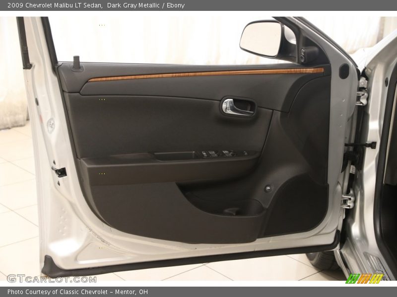 Dark Gray Metallic / Ebony 2009 Chevrolet Malibu LT Sedan