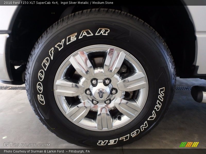 Ingot Silver Metallic / Medium Stone 2010 Ford F150 XLT SuperCab 4x4