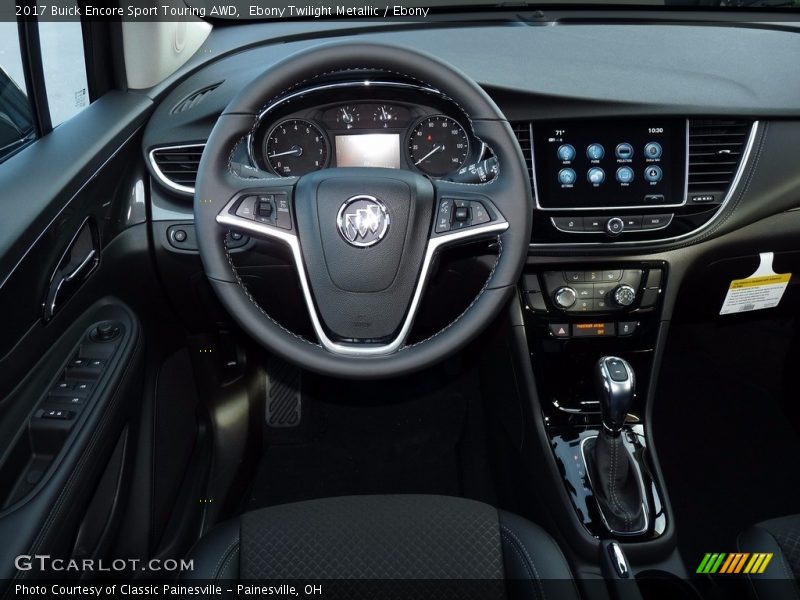 Ebony Twilight Metallic / Ebony 2017 Buick Encore Sport Touring AWD