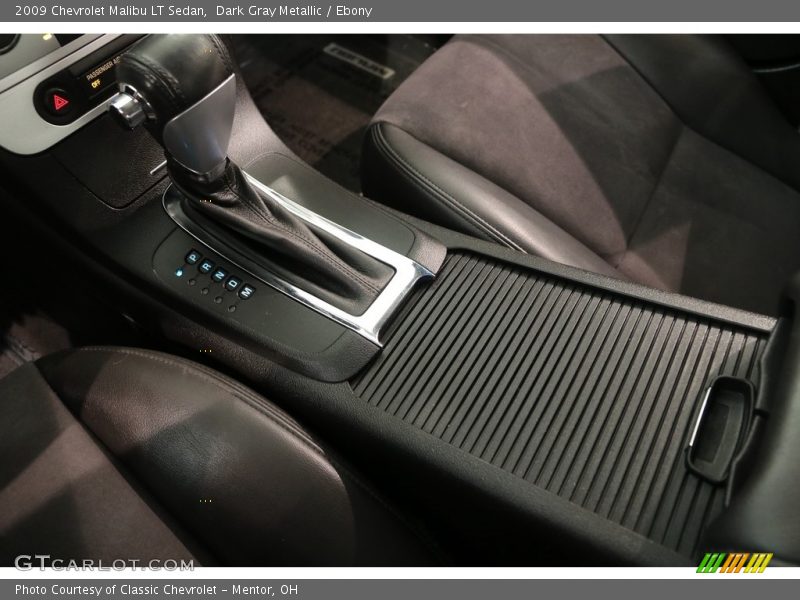 Dark Gray Metallic / Ebony 2009 Chevrolet Malibu LT Sedan